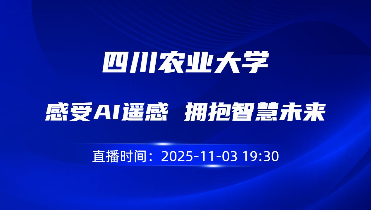 感受AI遥感  拥抱智慧未来